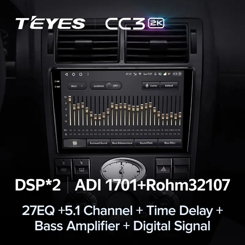 Штатная магнитола Teyes CC3 2K 4/32 Ford Mondeo 3 (2000-2007) F1