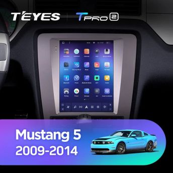 Штатная магнитола Tesla style Teyes TPRO 2 4/32 Ford Mustang 5 S-197 (2009-2014)