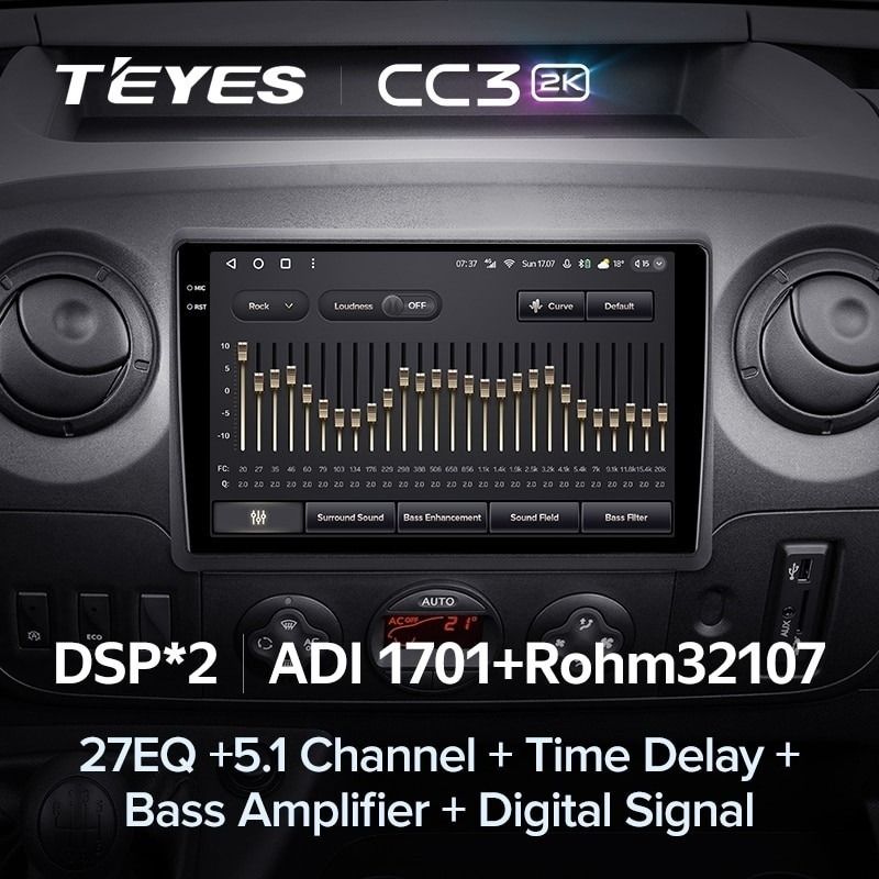 Штатная магнитола Teyes CC3 2K 4/32 Nissan NV400 (2010-2020) F2