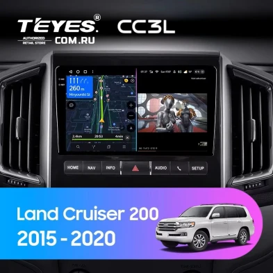 Штатная магнитола Teyes CC3L 4/64 Toyota Land Cruiser 200 (2015-2020) F1