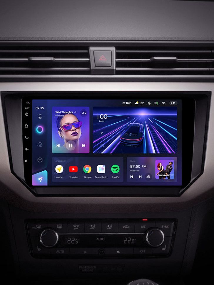 Штатная магнитола Teyes CC3 4/32 Seat Ibiza (2017-2020)