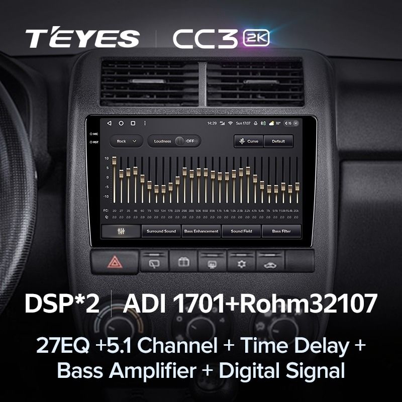 Штатная магнитола Teyes CC3 2K 4/32 Lada Niva Legend (2021-2023)