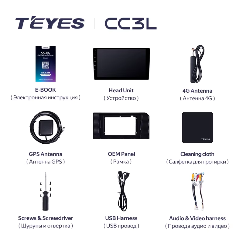 Штатная магнитола Teyes CC3L 4/64 Toyota Land Cruiser Prado J250 2024