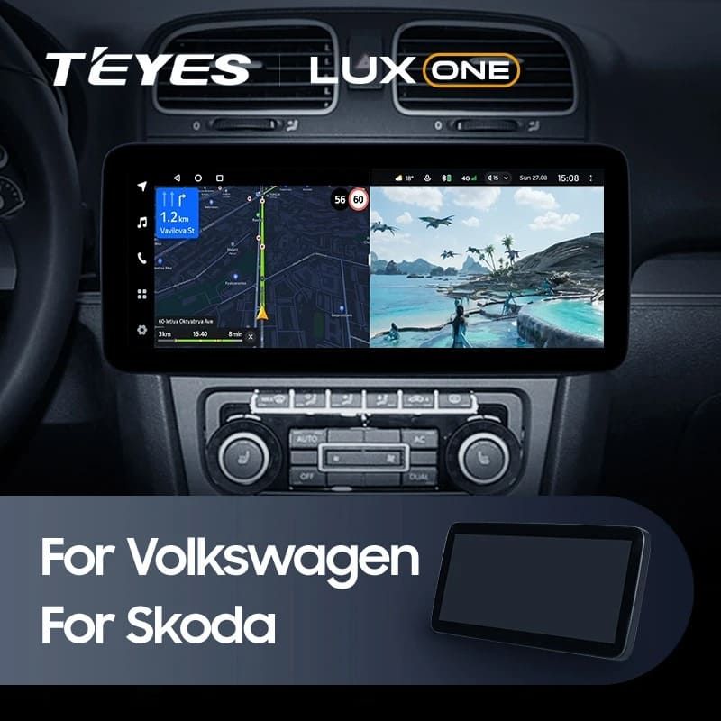 Штатная магнитола Teyes LUX ONE 6/128 Volkswagen Golf 8 (2008-2016)