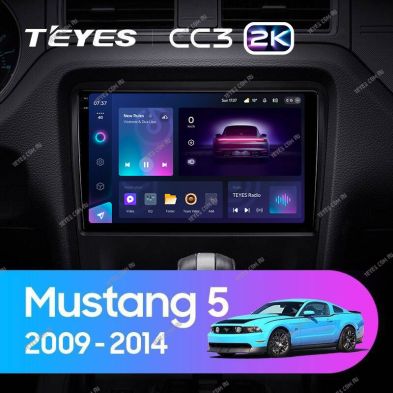 Штатная магнитола Teyes CC3 2K 6/128 Ford Mustang 5 S-197 (2009-2014) F1