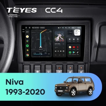 Штатная магнитола Teyes CC4 6/64 LADA Niva (1993-2020)