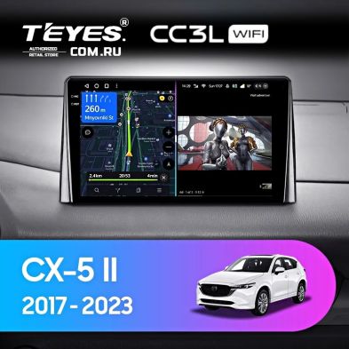 Штатная магнитола Teyes CC3L WiFi 2/32 Mazda CX-5 2 KF (2017-2023) F2