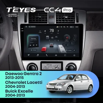 Штатная магнитола Teyes CC4 Pro 8/128 Daewoo Gentra 2 (2013-2015) F1 Тип-B