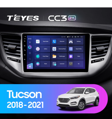 Штатная магнитола Teyes CC3 2K 6/128 Hyundai Tucson (2018-2021)