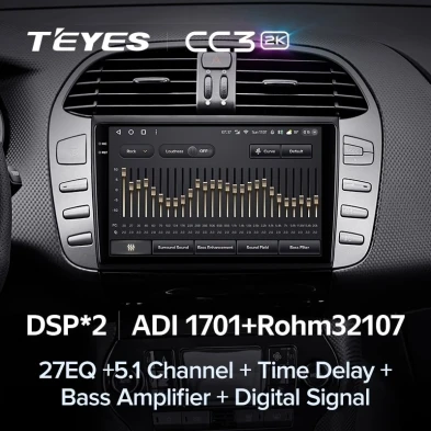 Штатная магнитола Teyes CC3 2K 4/32 Fiat Bravo 198 (2007-2014)