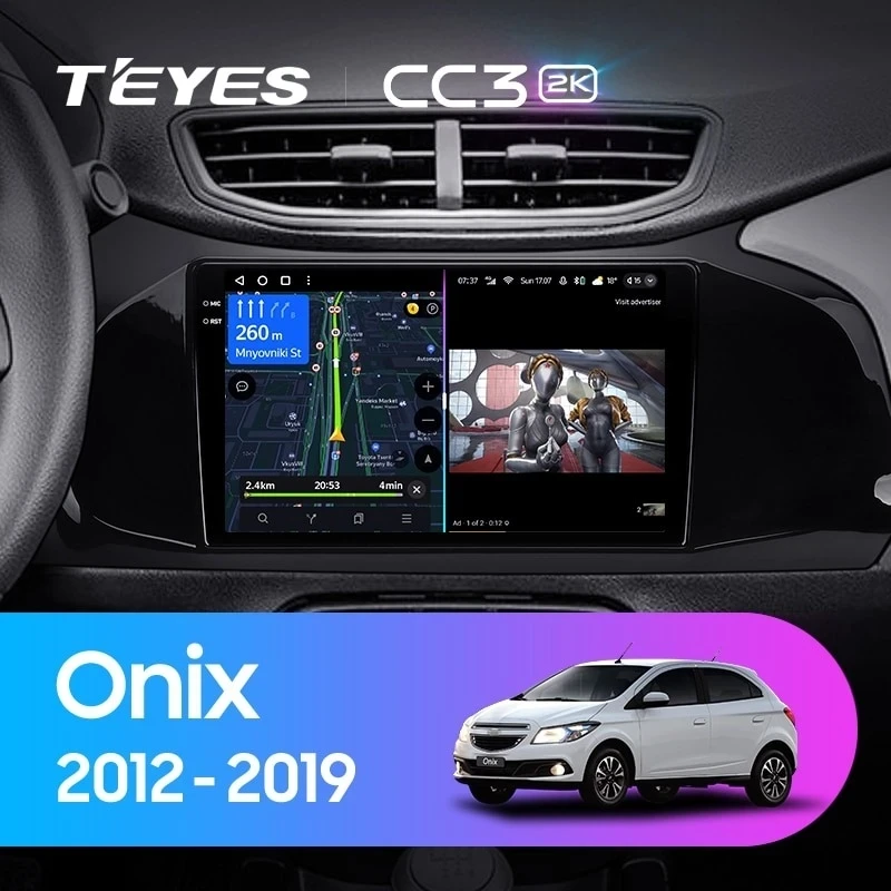 Штатная магнитола Teyes CC3 2K 4/32 Chevrolet Onix (2012-2019)