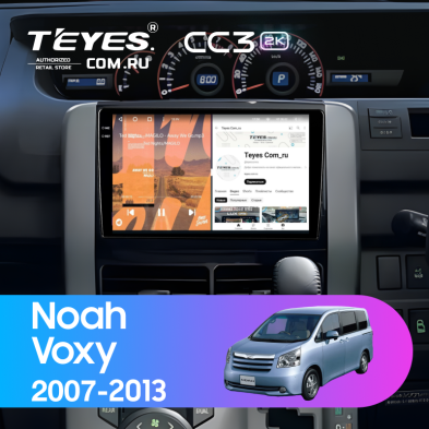Штатная магнитола Teyes CC3 2K 4/64 Toyota Voxy (2007-2013)