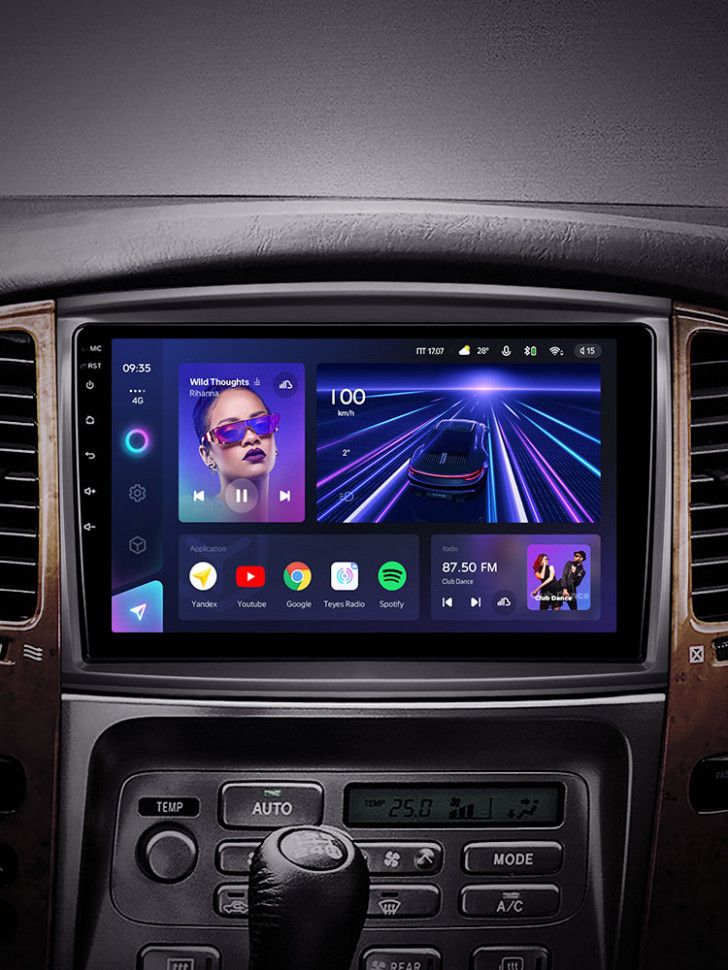 Штатная магнитола Teyes CC3 6/128 Toyota Land Cruiser LC 100 (2002-2007) Тип-B