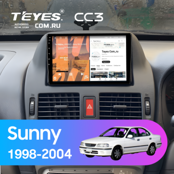 Штатная магнитола Teyes CC3 4/32 Nissan Sunny B15 (1998-2004)