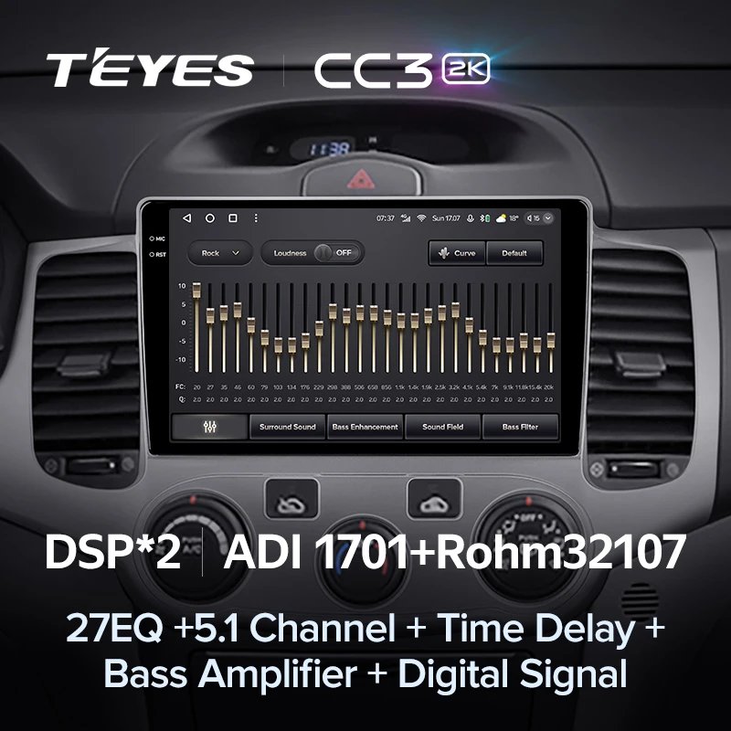 Штатная магнитола Teyes CC3 2K 6/128 Kia Optima 2 MG (2005-2008)