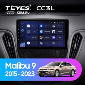 Штатная магнитола Teyes CC3L 4/64 Chevrolet Malibu 9 (2015-2023) F1