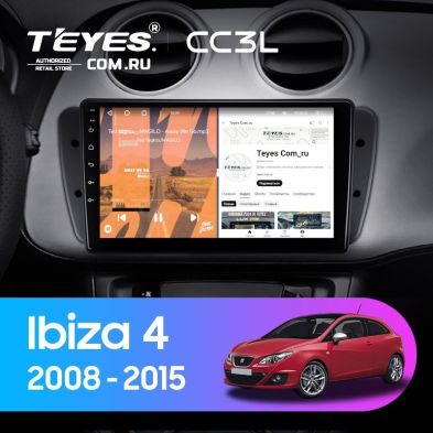 Штатная магнитола Teyes CC3L 4/64 Seat Ibiza 6J (2008-2015)