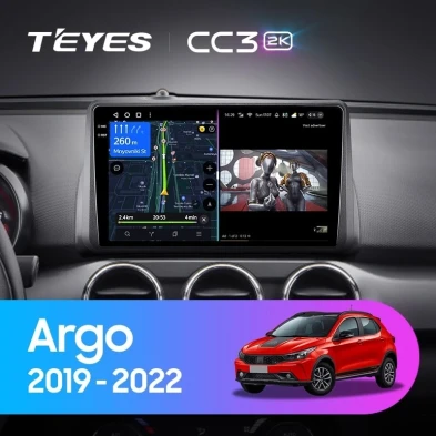 Штатная магнитола Teyes CC3 2K 4/64 Fiat Argo (2019-2022)