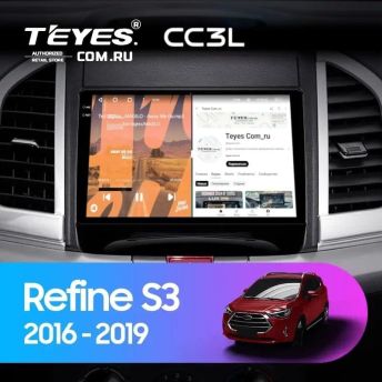 Штатная магнитола Teyes CC3L 4/32 JAC Refine S3 (2016-2019)