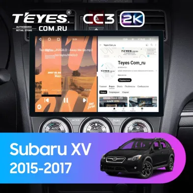 Штатная магнитола Teyes CC3 2K 4/64 Subaru XV (2015-2017) F1 (11")