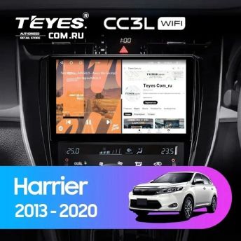 Штатная магнитола Teyes CC3L WiFi 2/32 Toyota Harrier XU60 (2013-2020) F2