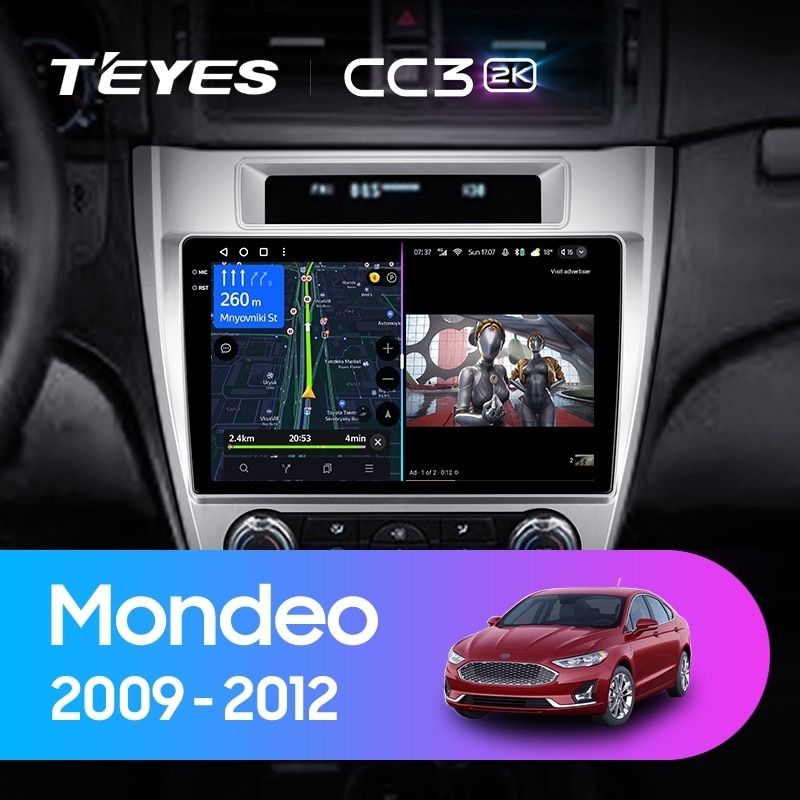 Штатная магнитола Teyes CC3 2K 360 6/128 Ford Mondeo (2009-2012) F3 (US EDITION)
