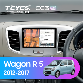 Штатная магнитола Teyes CC3 2K 6/128 Suzuki Wagon R 5 (2012-2017) (без штатной камеры)