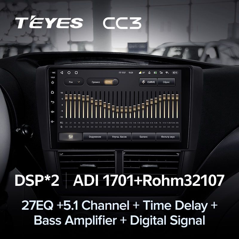 Штатная магнитола Teyes CC3 4/32 Subaru Forester 3 SH (2007-2013)