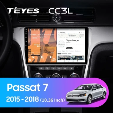Штатная магнитола Teyes CC3L 4/32 Volkswagen Passat 7 B7 NMS (2015-2018) F2