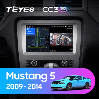 Штатная магнитола Teyes CC3 2K 4/32 Ford Mustang 5 S-197 (2009-2014) F2