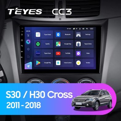 Штатная магнитола Teyes CC3 4/32 Dongfeng S30 H30 Cross (2011-2018)