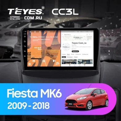 Штатная магнитола Teyes CC3L 4/32 Ford Fiesta 6 (2009-2018) F1 Тип-A