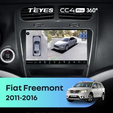 Штатная магнитола Teyes CC4 Pro 360 12/256 Fiat Freemont (2011-2016)