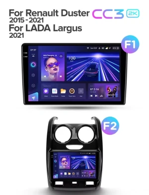 Штатная магнитола Teyes CC3 2K 360 6/128 Lada Largus 2021+ F1