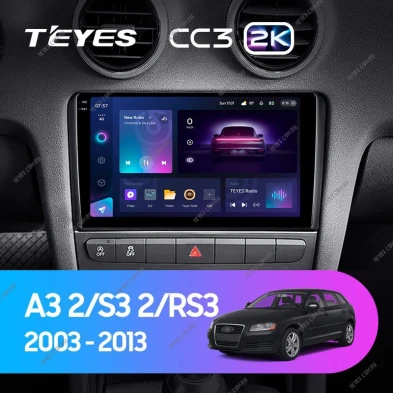 Штатная магнитола Teyes CC3 2K 6/128 Audi RS3 1 (2011-2012)