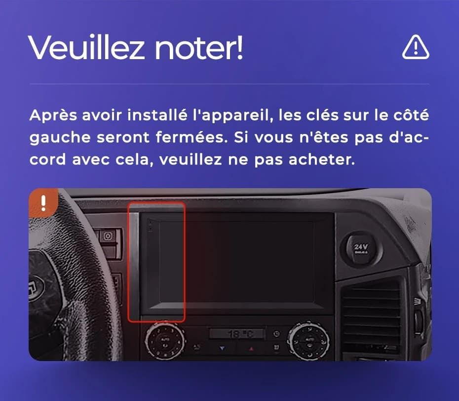 Штатная магнитола Teyes CC3 4/32 Mercedes-Benz Actros (2011-2023)