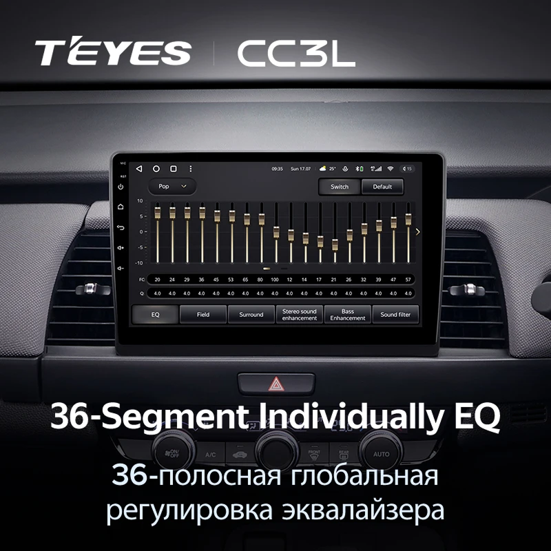 Штатная магнитола Teyes CC3L 4/64 Honda Fit 4 (2020-2024) Тип-B Правый руль