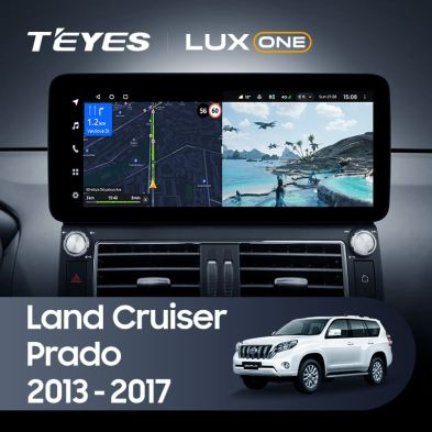 Штатная магнитола Teyes LUX ONE 4/32 Toyota Land Cruiser Prado 150 (2013-2017) F1