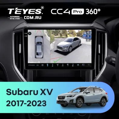 Штатная магнитола Teyes CC4 Pro 360 12/256 Subaru XV (2017-2023)