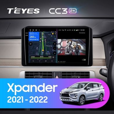 Штатная магнитола Teyes CC3 2K 6/128 Mitsubishi Xpander (2021-2022) Правый руль