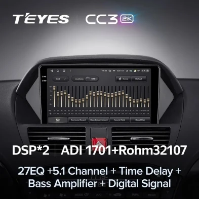 Штатная магнитола Teyes CC3 2K 360 6/128 Acura MDX YD2 (2006-2013)