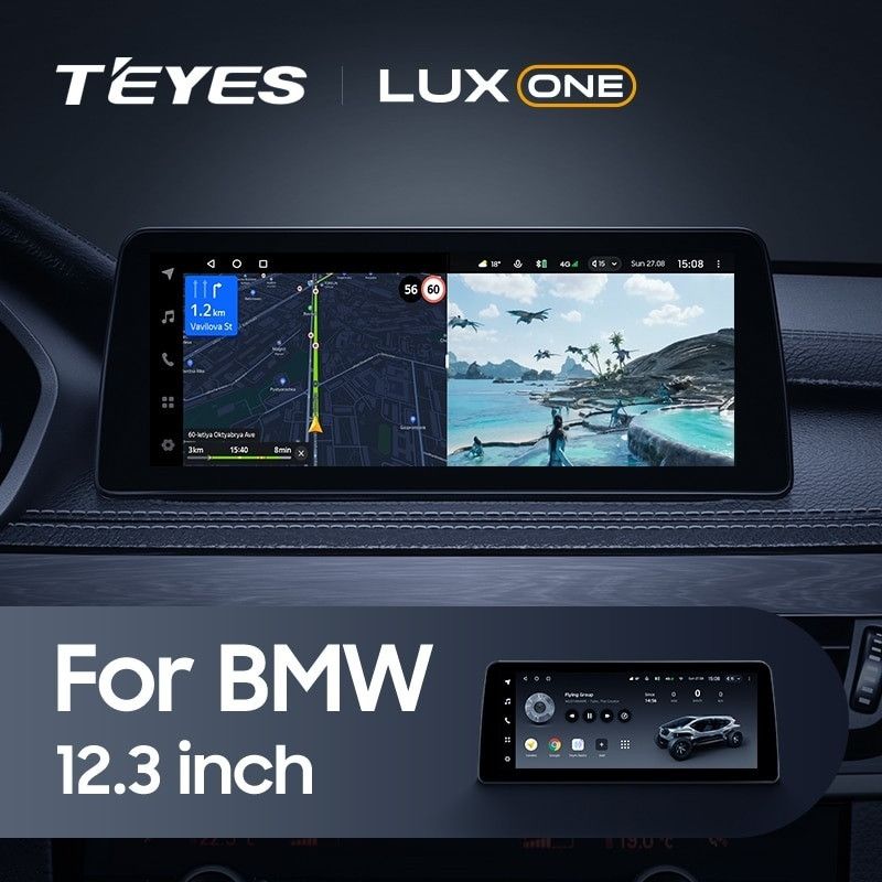 Штатная магнитола Teyes LUX ONE 6/128 BMW 3 серия E90 / E92 / E93 / E91 (CIC) (2004-2014)