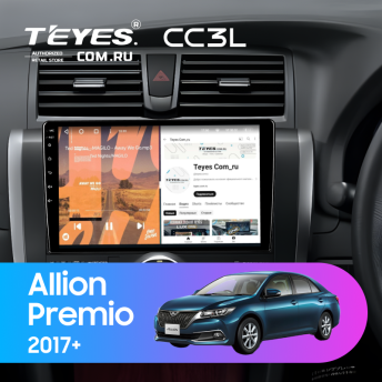 Штатная магнитола Teyes CC3L 4/32 Toyota Allion (2017-)