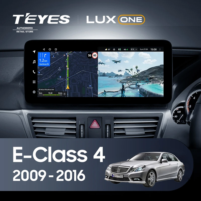 Штатная магнитола Teyes LUX ONE 4/32 Mercedes-Benz E-Class 4 W212 S207 A207 S212 C207 (NTG 4.0) (2009-2016) Правый руль Universal