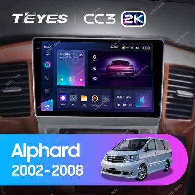 Штатная магнитола Teyes CC3 2K 360 6/128 Toyota Alphard 1 H10 (2002-2005) F1