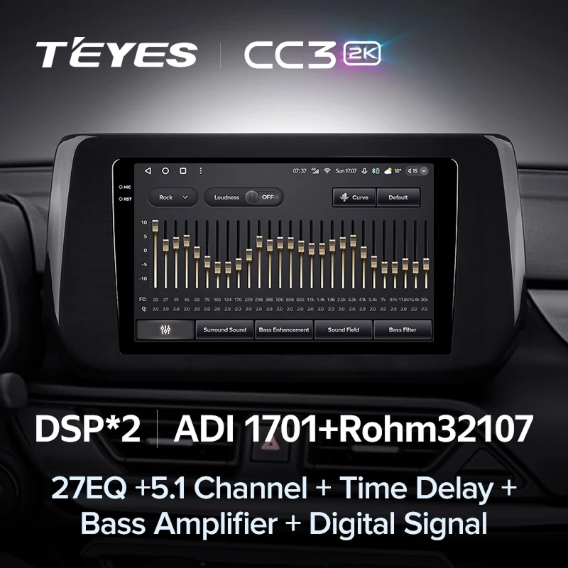 Штатная магнитола Teyes CC3 2K 4/32 Suzuki Swift 6 2023