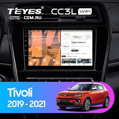 Штатная магнитола Teyes CC3L WiFi 2/32 SsangYong Tivoli (2019-2023)