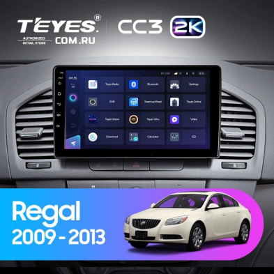 Штатная магнитола Teyes CC3 2K 6/128 Opel Insignia (2009-2013)