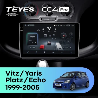 Штатная магнитола Teyes CC4 Pro 12/256 Toyota Echo (1999-2005) F1