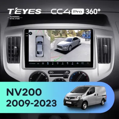 Штатная магнитола Teyes CC4 Pro 360 8/128 Nissan NV200 M20 (2009-2023)